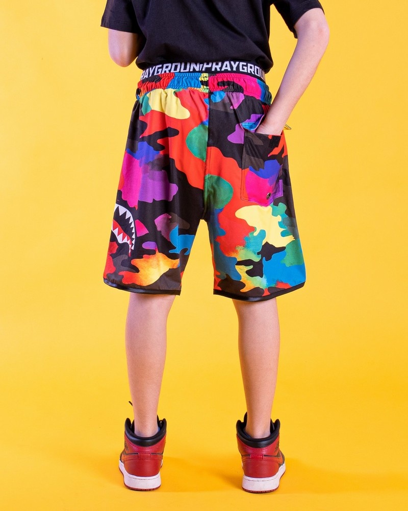 Red Sprayground Bermuda Costume Kids' Shorts | 368590884