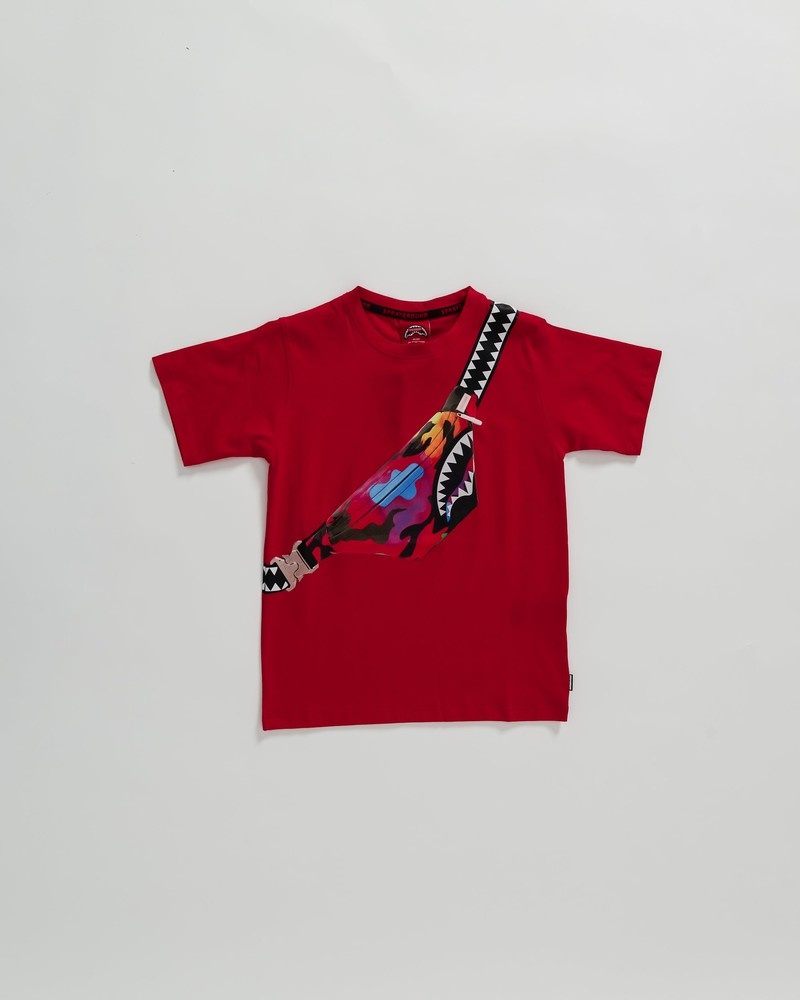 Red Sprayground Crossbody Kids\' T Shirts | 393031145