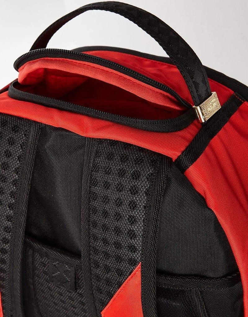 Red Sprayground Da Bounce House Men's Backpacks | 810722322