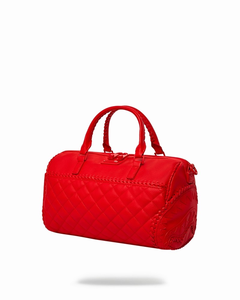 Red Sprayground Riviera Mini Men's Duffle Bags | 182142458