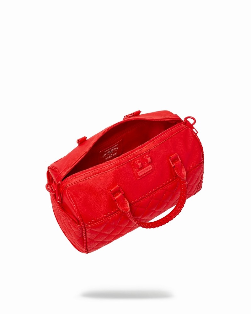 Red Sprayground Riviera Mini Men's Duffle Bags | 182142458