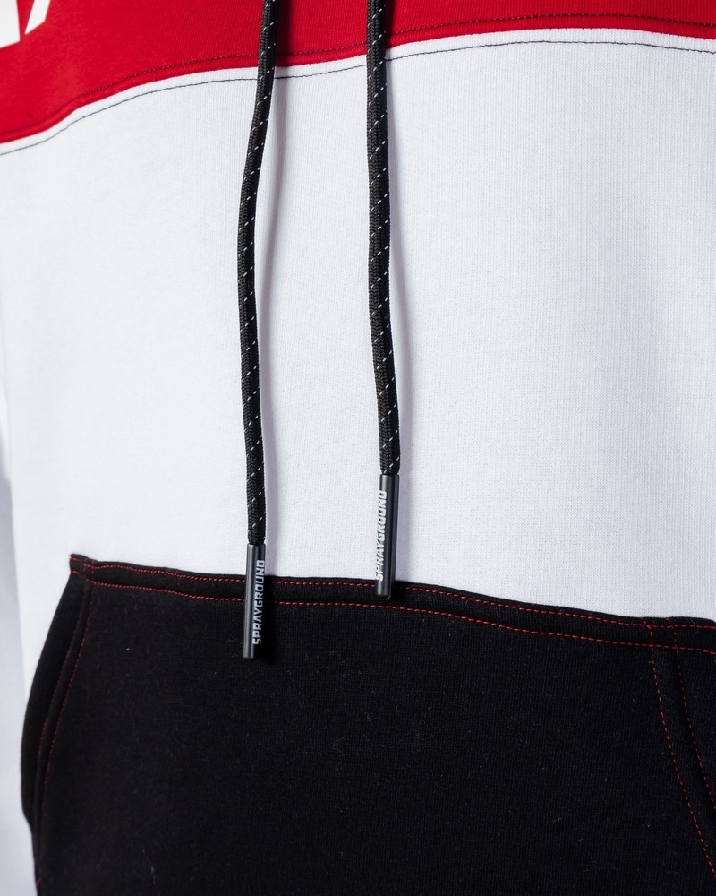 Red Sprayground Tech Men's Hoodie | 756112209