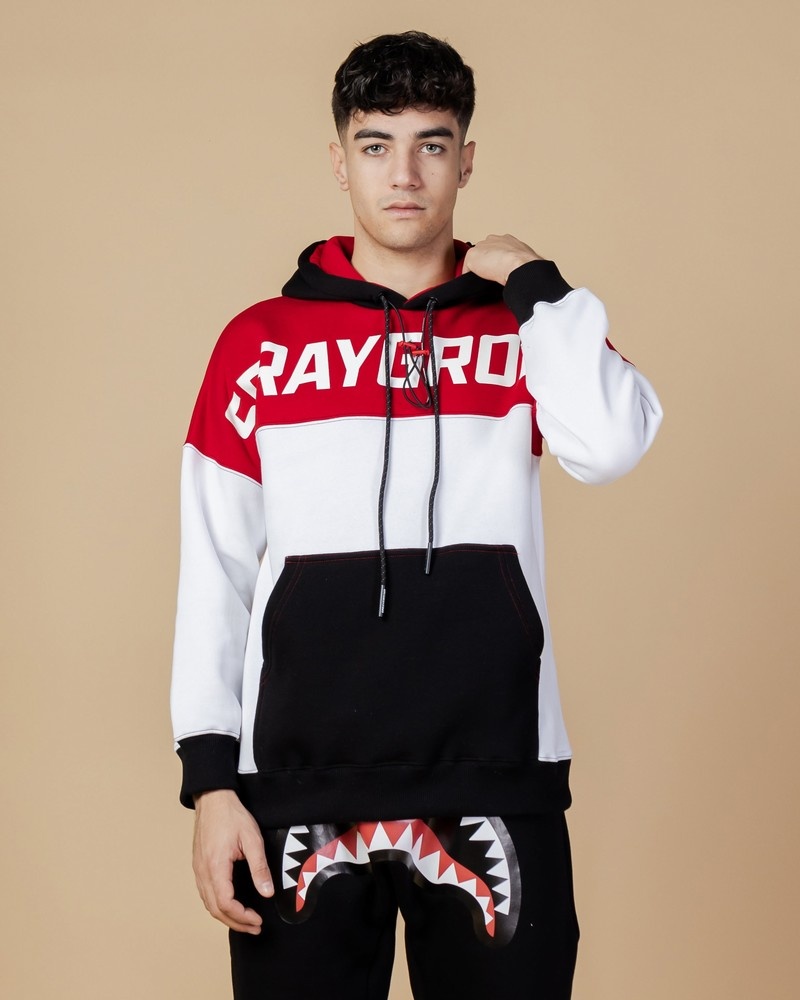 Red Sprayground Tech Men\'s Hoodie | 756112209