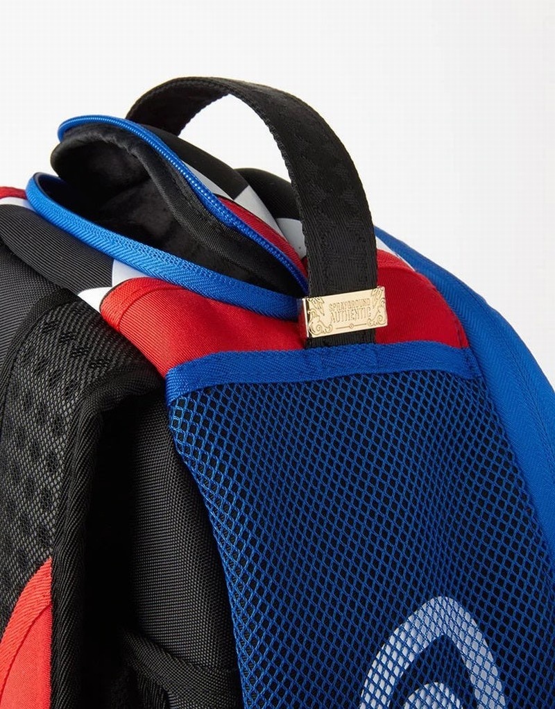 Red Sprayground The Liger Shark Men's Backpacks | 90310000
