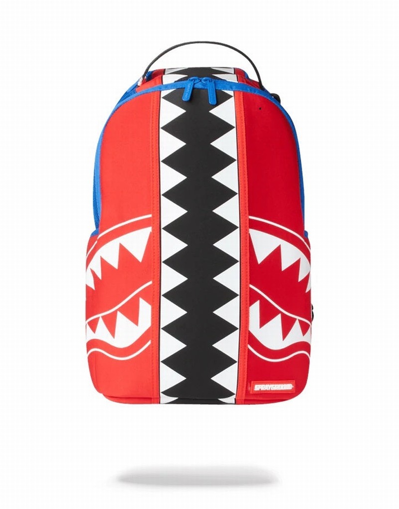 Red Sprayground The Liger Shark Men\'s Backpacks | 90310000