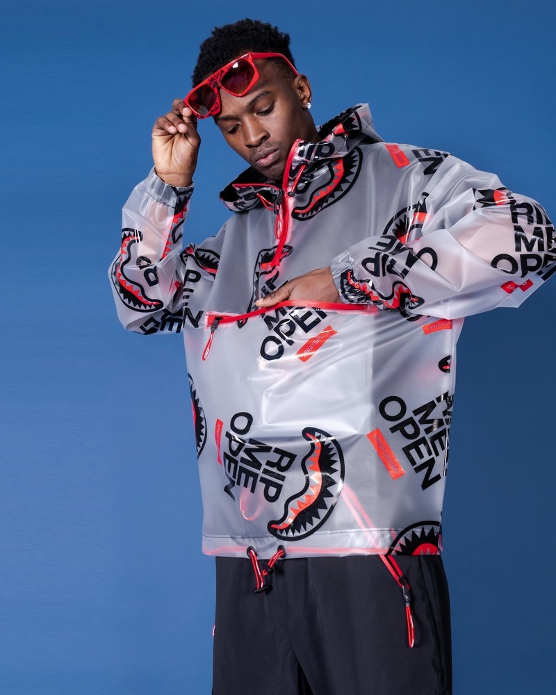 Transparent Sprayground Rip Me Open Men's Jackets | 125792894