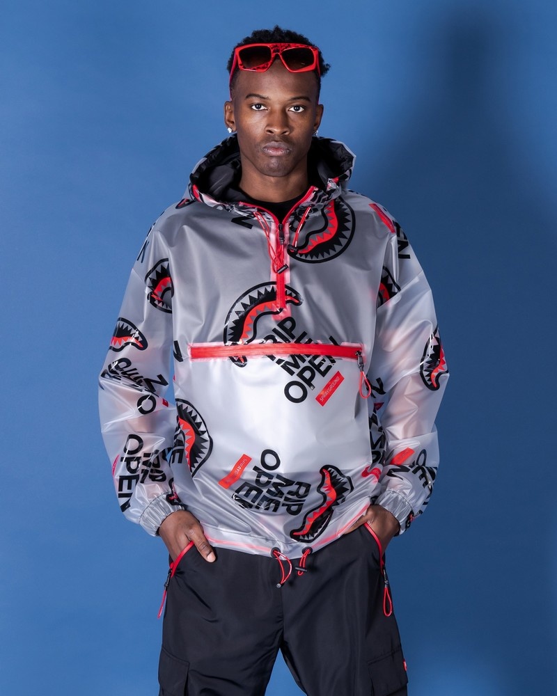 Transparent Sprayground Rip Me Open Men\'s Jackets | 125792894