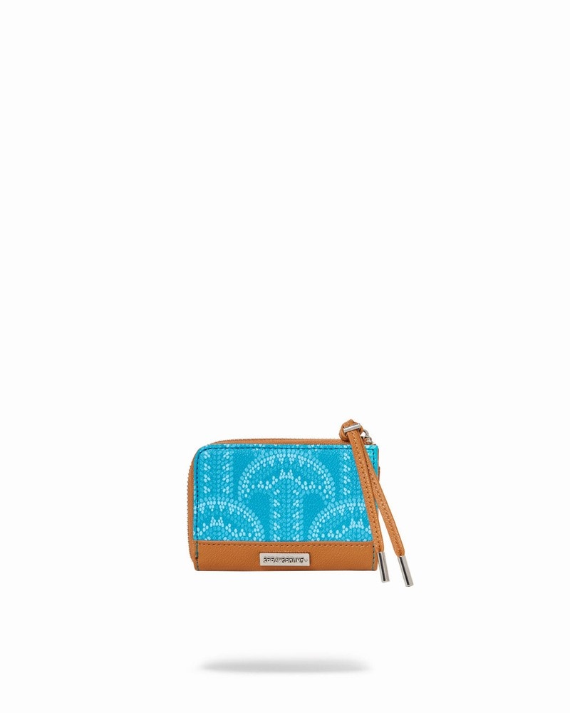 Turquoise Sprayground Illuchains Turq Men\'s Wallets | 469981376