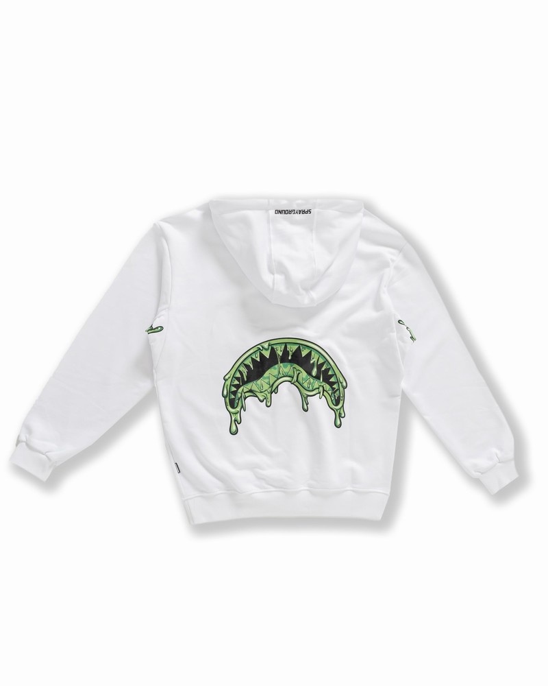 White Sprayground Dbd Was Here Women's Hoodie | 582236148