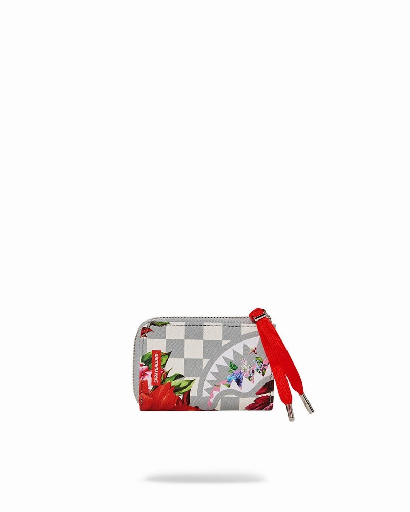 White Sprayground Jardin Du Palais Men\'s Wallets | 102104578