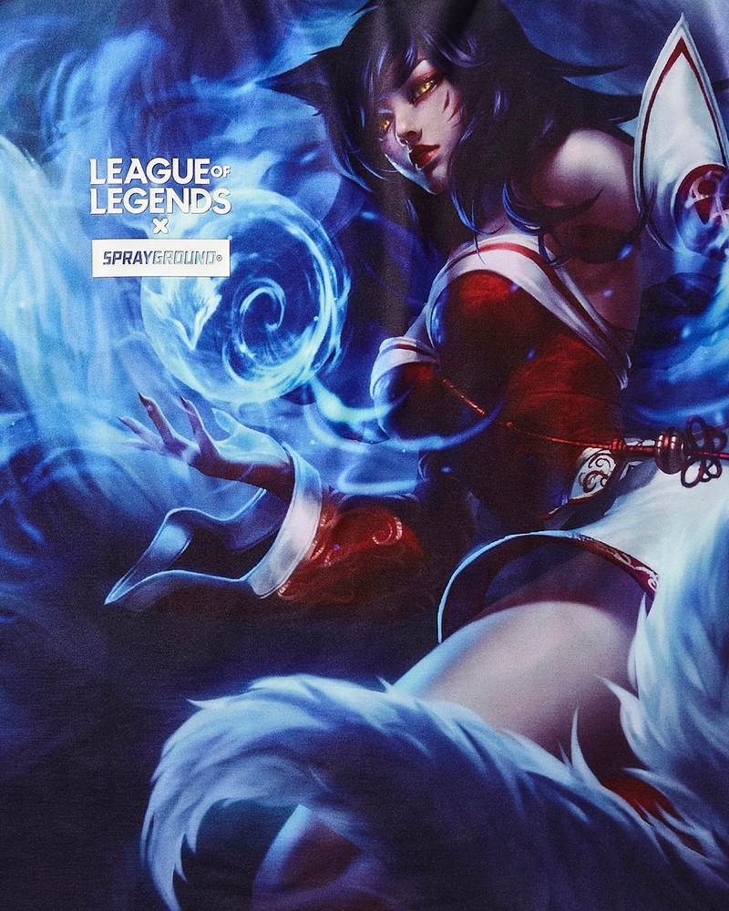 White Sprayground League Of Legends Ahri Women's T Shirts | 569752213