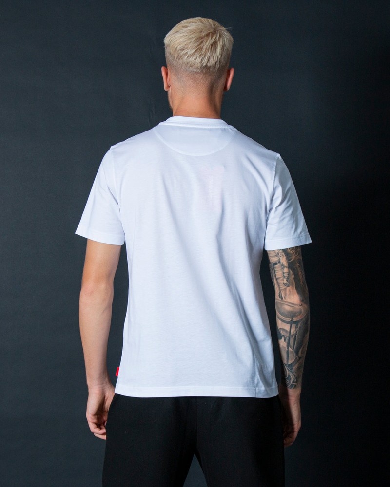 White Sprayground Money Bear Men's T Shirts | 268940563