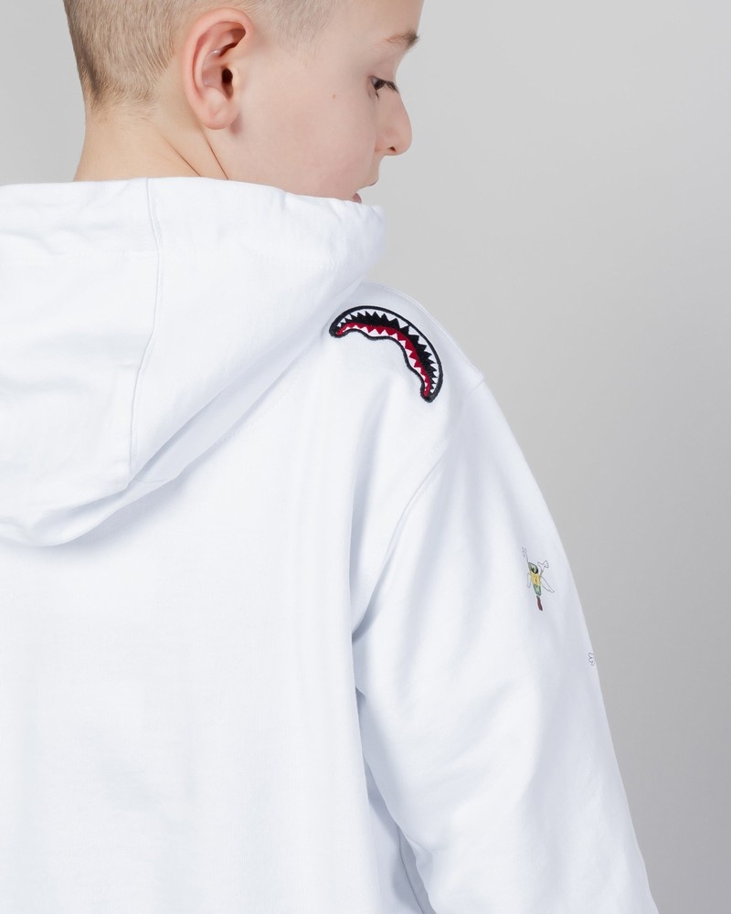 White Sprayground Moneyboys Sg Kids' Hoodie | 750162559