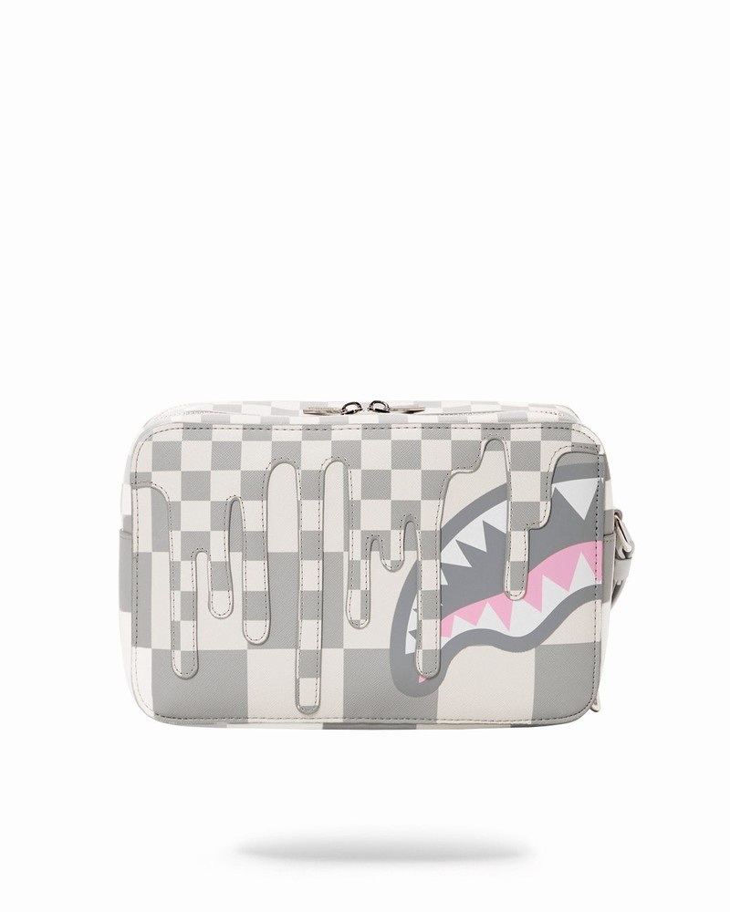 White Sprayground Pochette Xtc La Palais Men's Toiletry Bags | 879584710
