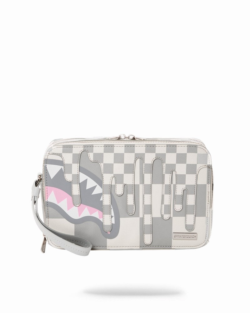 White Sprayground Pochette Xtc La Palais Men\'s Toiletry Bags | 879584710