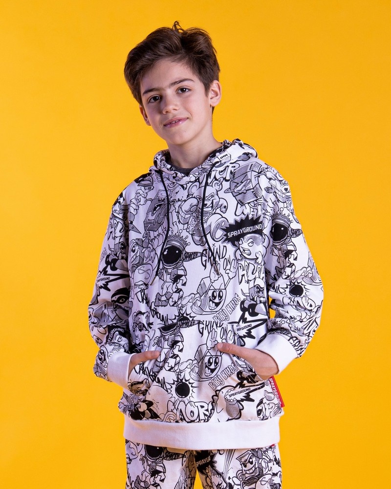 White Sprayground Psycho Comics Kids' Tracksuits | 154587600