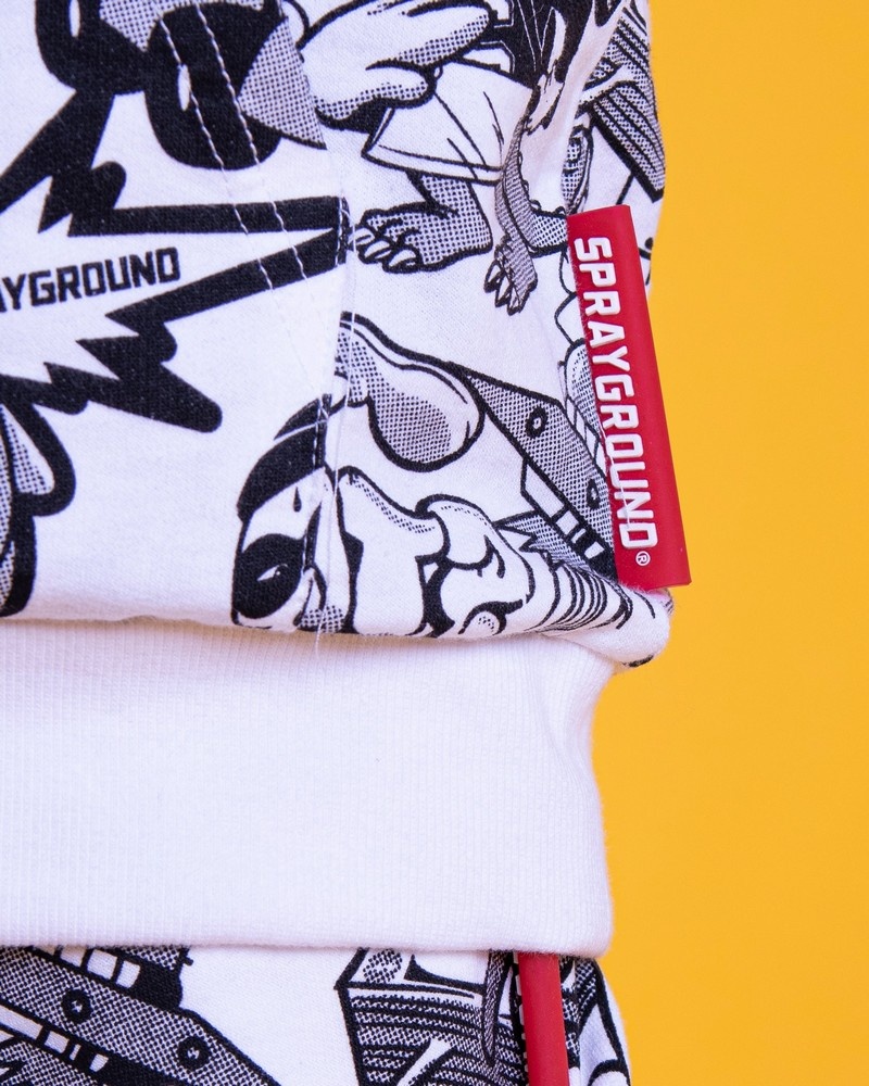 White Sprayground Psycho Comics Kids' Tracksuits | 154587600