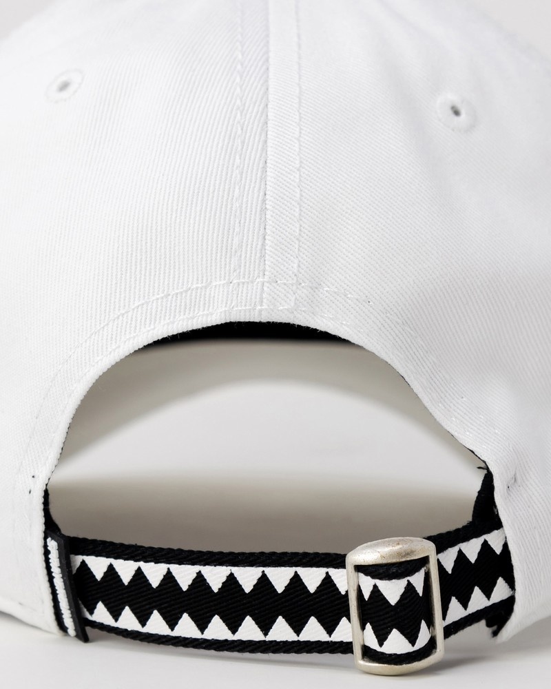 White Sprayground Smooth Men's Caps | 577409148