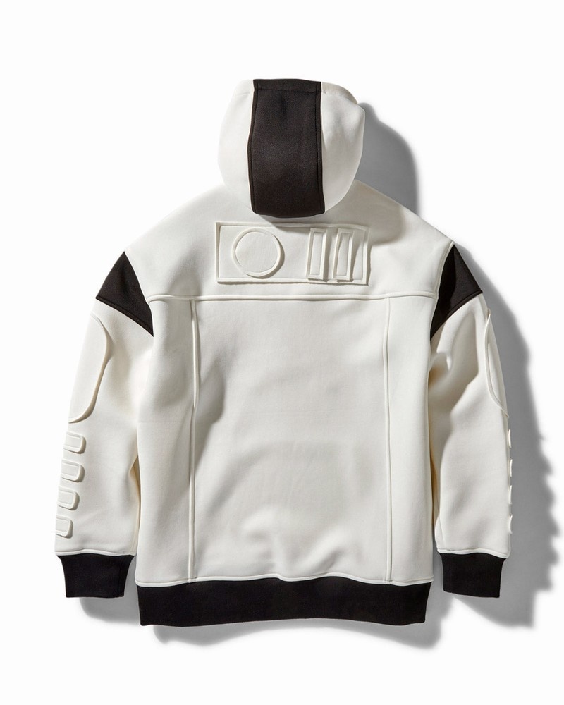 White Sprayground Star Wars Storm Trooper Shark Women's Hoodie | 457423425