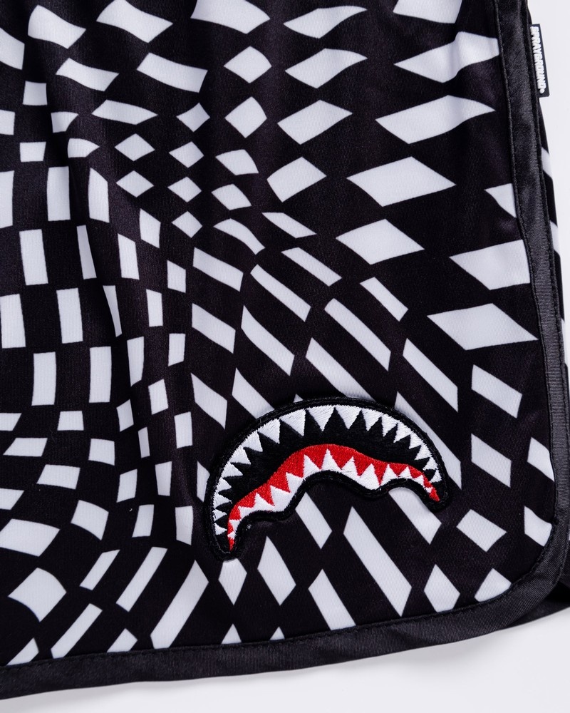 White Sprayground Trippy Women's Swim Shorts | 256203483