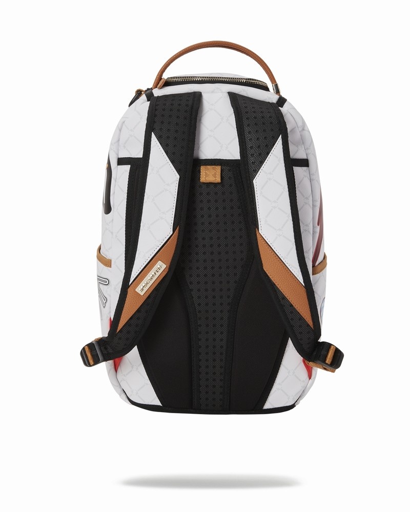 White Sprayground Ufo Outta This World Men's Backpacks | 501155953