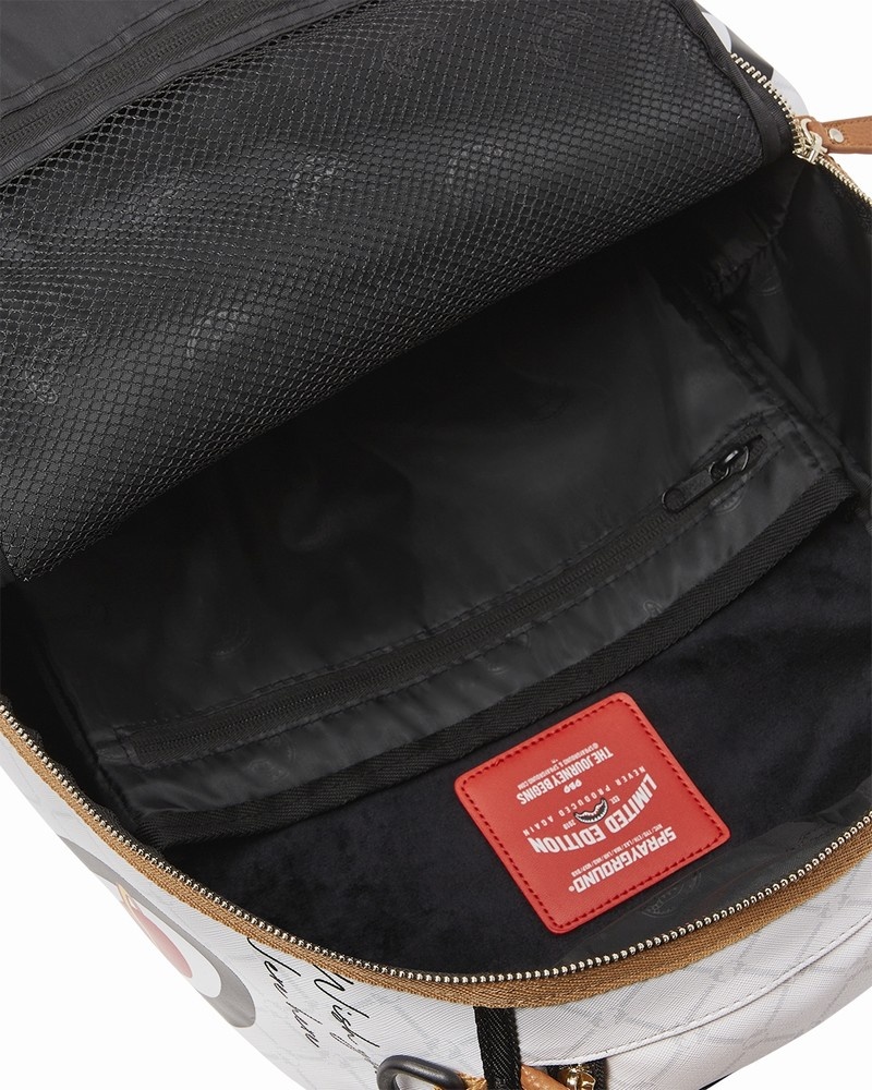 White Sprayground Ufo Outta This World Men's Backpacks | 501155953