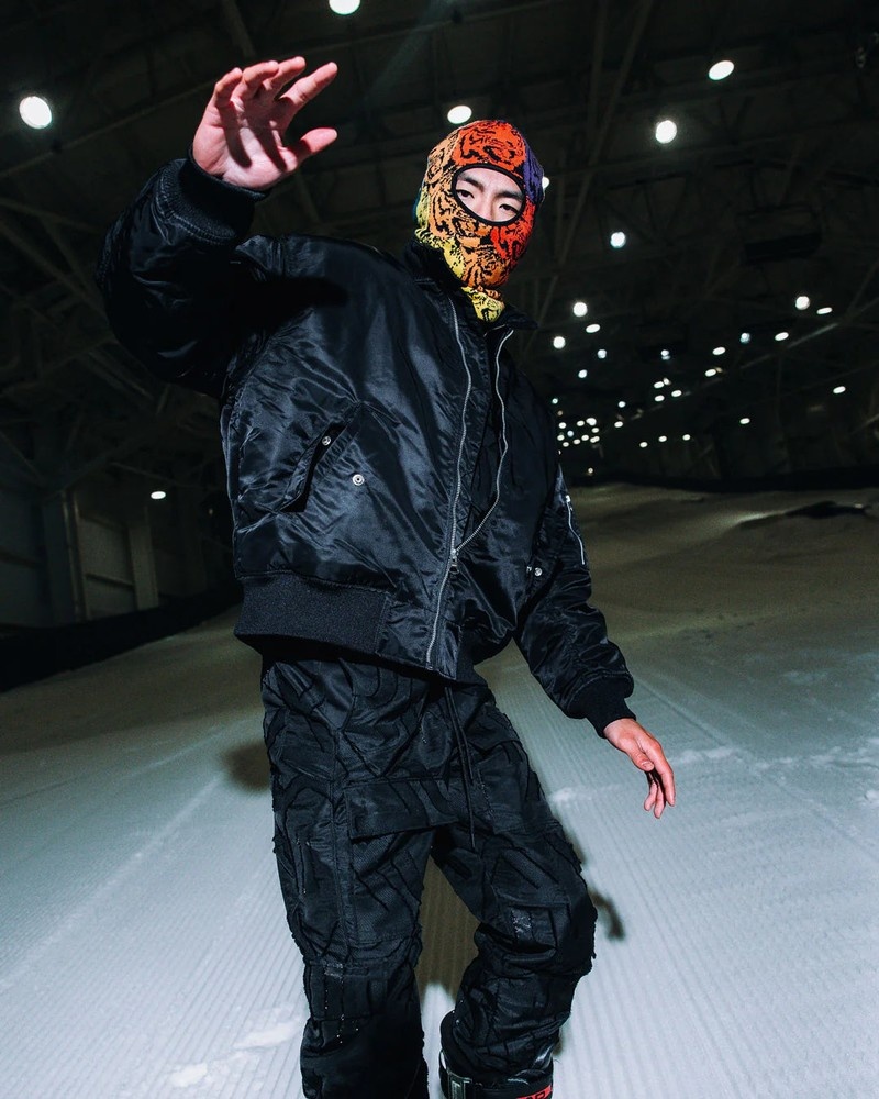 Yellow Sprayground Tiger Pattern Men's Ski Masks | 374622529